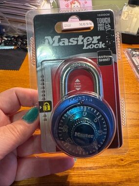 Master Lock Blue Combination Padlock -
